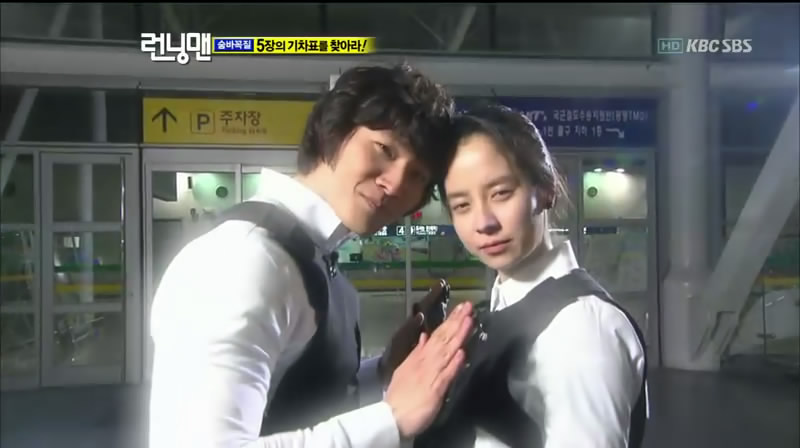 running man101212 e21期金济东的1V9 懵钟联合~