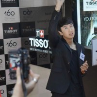 李光洙香港出席瑞士表宣传活动