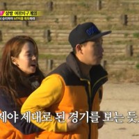 running man131117躲避球之周一情侣激情戏