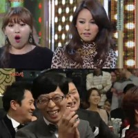 2013SBS演艺大赏李孝利《坏丫头》环节调侃刘在石