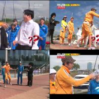 running man131006E166光洙逆天朝泼刘在石、金钟国泼水