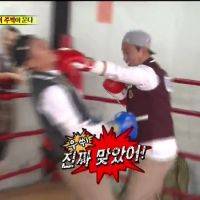 running man131013 E167姜gary拳击虐池石镇,刘在石要害被击中